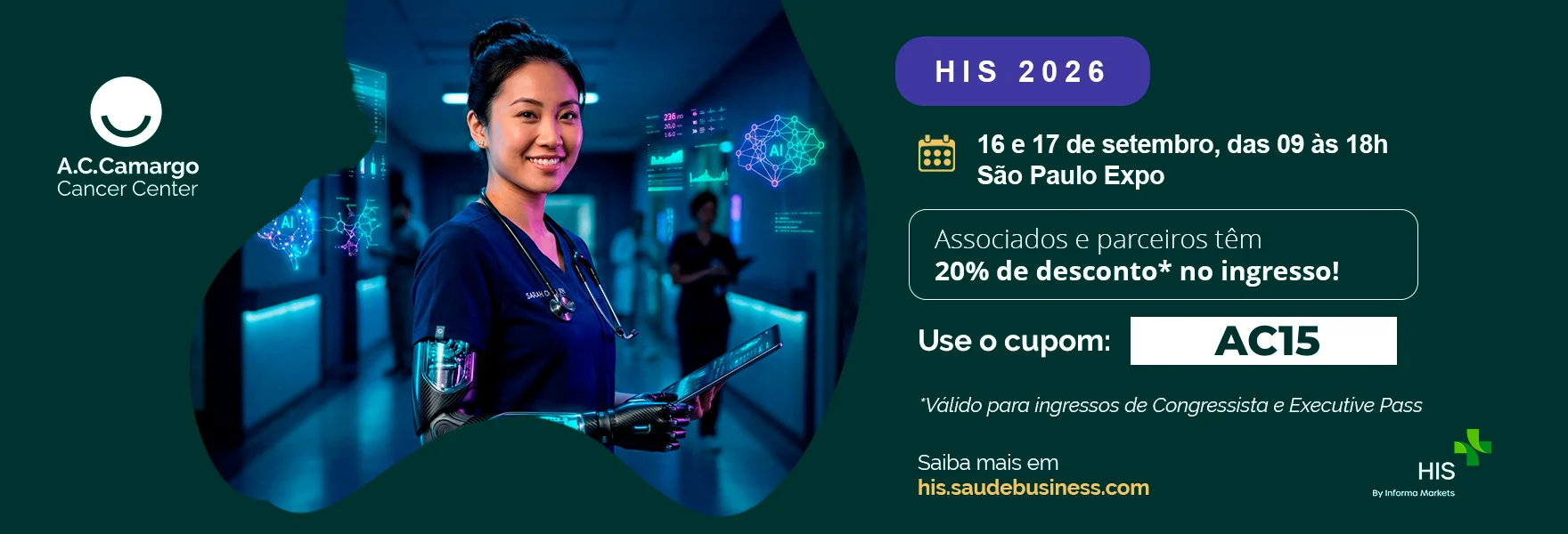 Acesse a programação do HIS 2026
